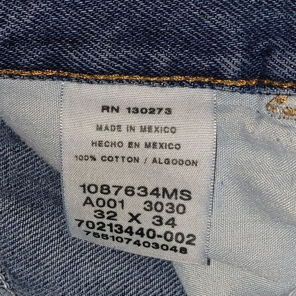 Rustler Classic Relaxed Fit Straight Leg 32 X 34 Blue Jeans NWT - Picture 6 of 7